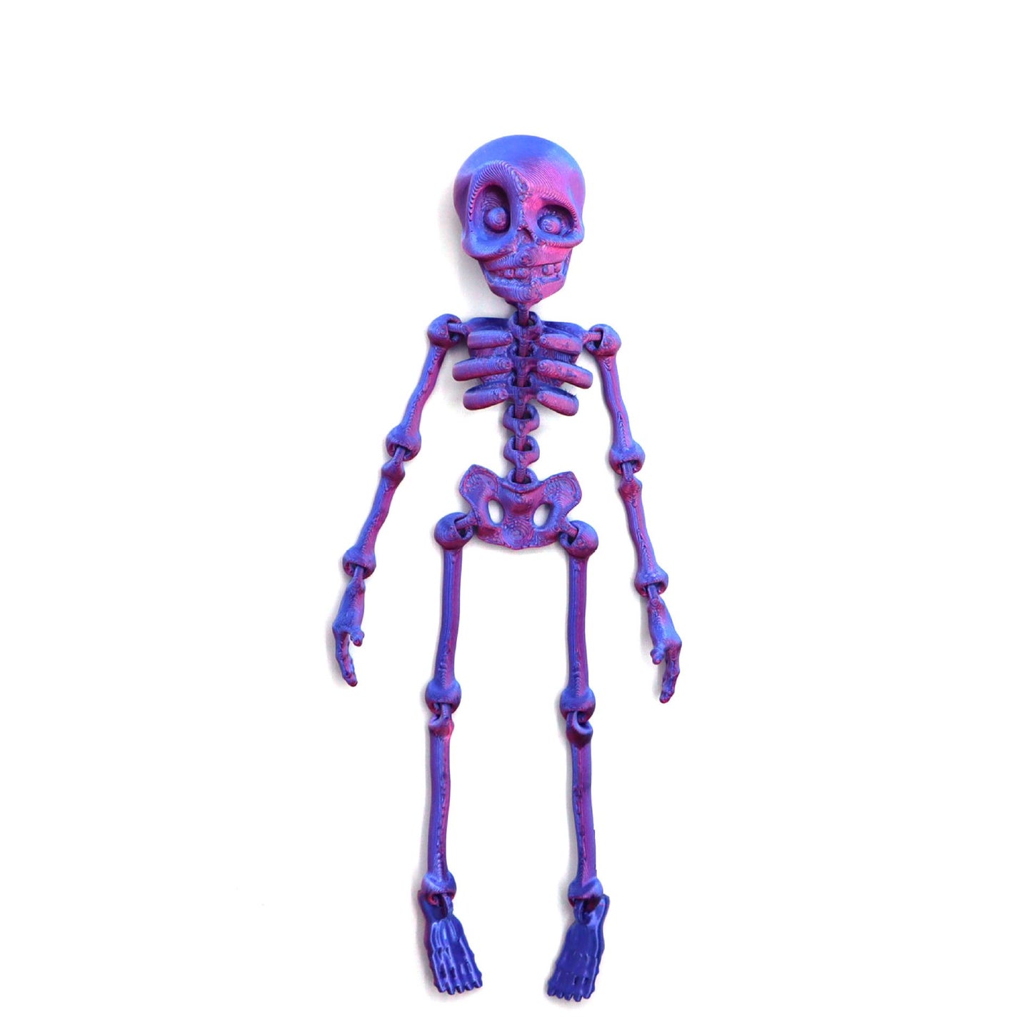 π3D Printed Poseable Skeleton Fridge Magnet
