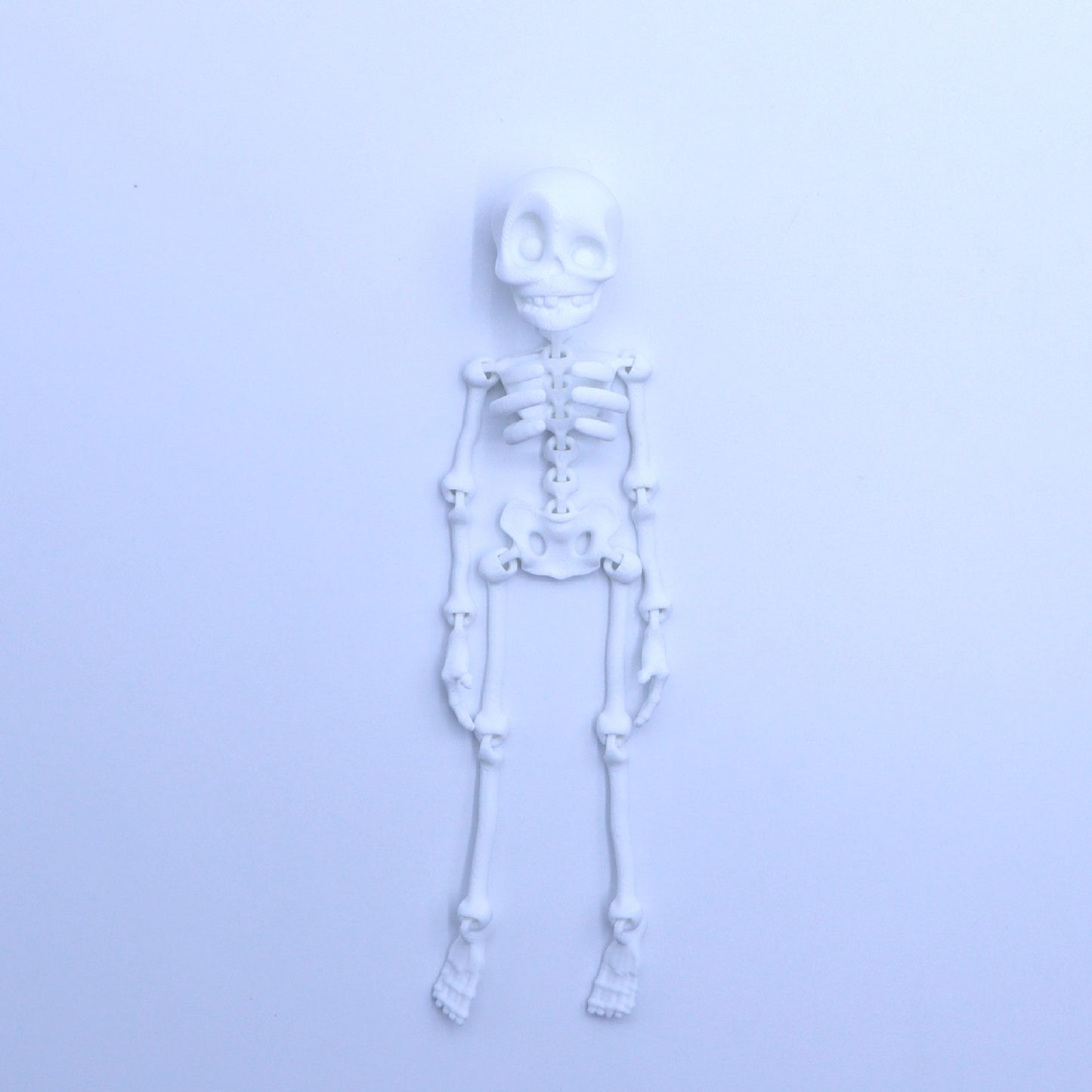 π3D Printed Poseable Skeleton Fridge Magnet