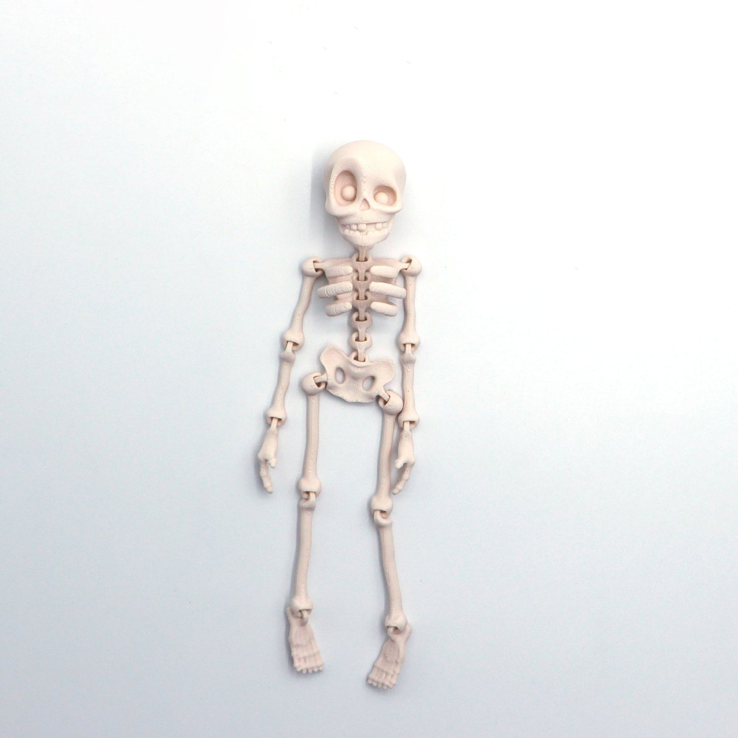 π3D Printed Poseable Skeleton Fridge Magnet