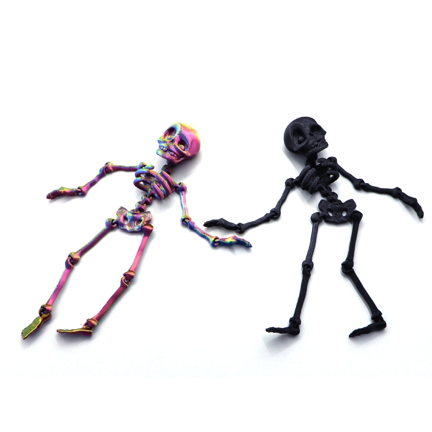 π3D Printed Poseable Skeleton Fridge Magnet