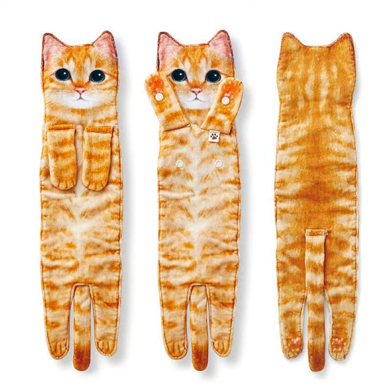 Funny Cat Hand Towels - Pick Your Favorite Furry Friend Towel 🐱🐶