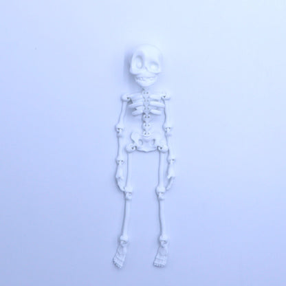 💀3D Printed Poseable Skeleton Fridge Magnet