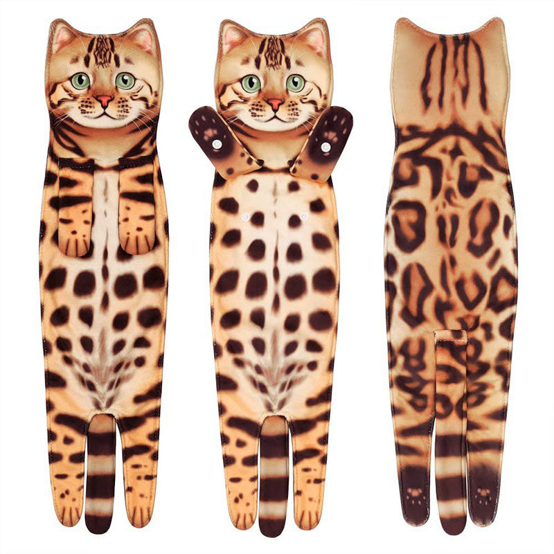 Funny Cat Hand Towels - Pick Your Favorite Furry Friend Towel 🐱🐶