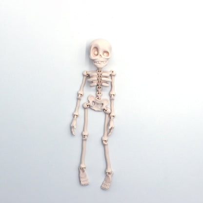 💀3D Printed Poseable Skeleton Fridge Magnet