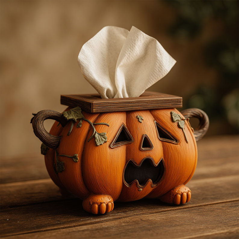 🎃Halloween Pumpkin Tissue Box Holder
