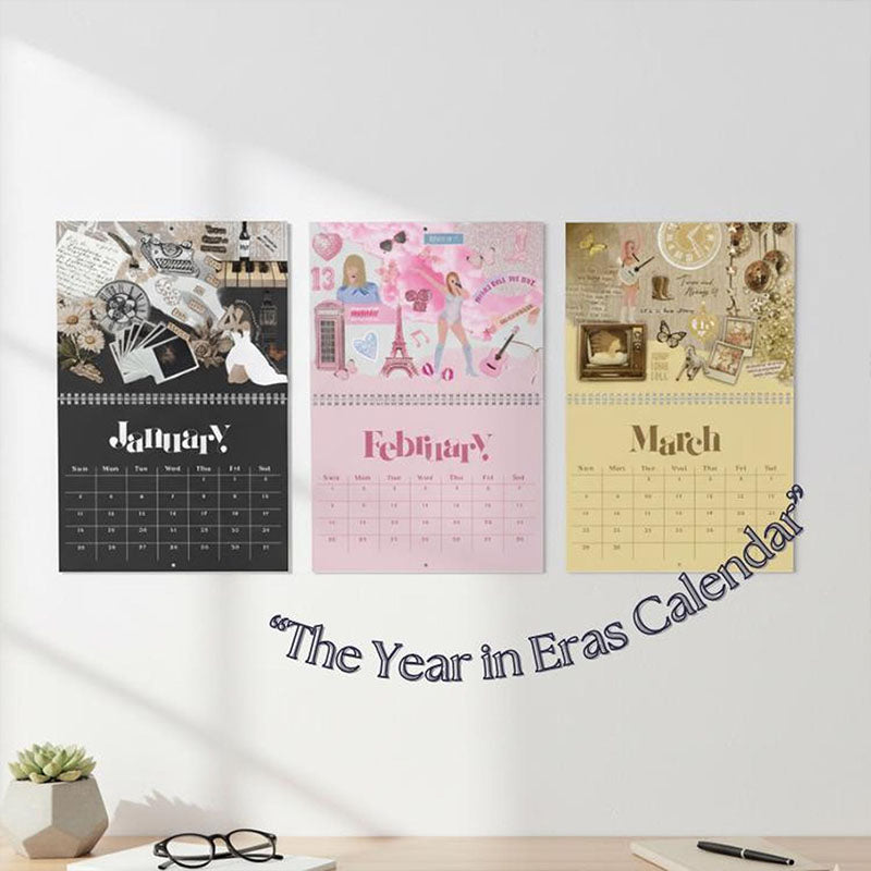 2026 Eras Wall Calendar: "The Year in Eras" Fan Gift