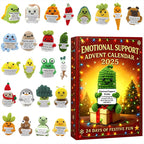 🎄 Emotional Support Advent Calendar 2025 – 24 Days of Positivity, Joy & Cuteness 🎁