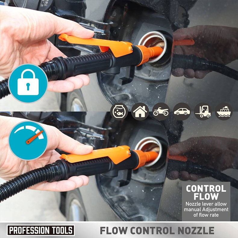 Cordless Fuel Transfer Pump Compatible with DeWalt 20V & Milwaukee 18V Batteries