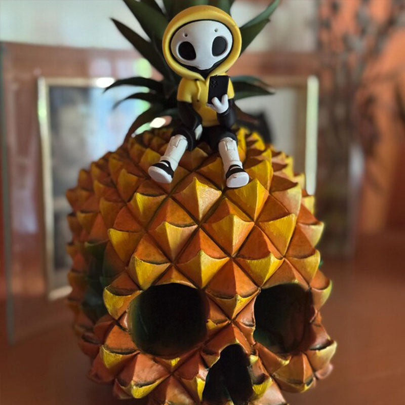 3D Printed Hoodie Ghost Art Toy