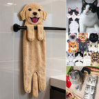 Funny Cat Hand Towels - Pick Your Favorite Furry Friend Towel 🐱🐶