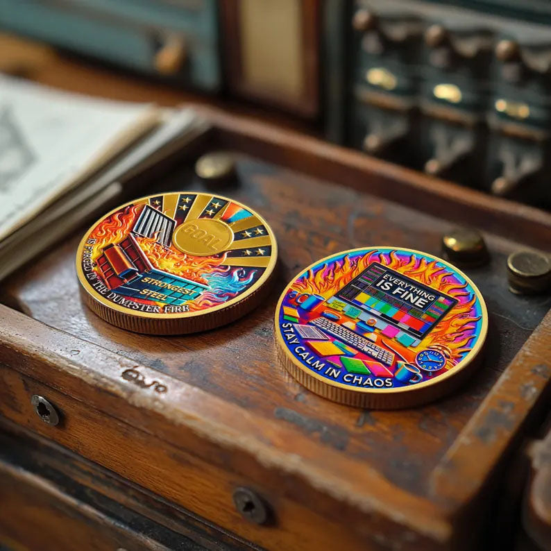 Dumpster Fire Challenge Coin