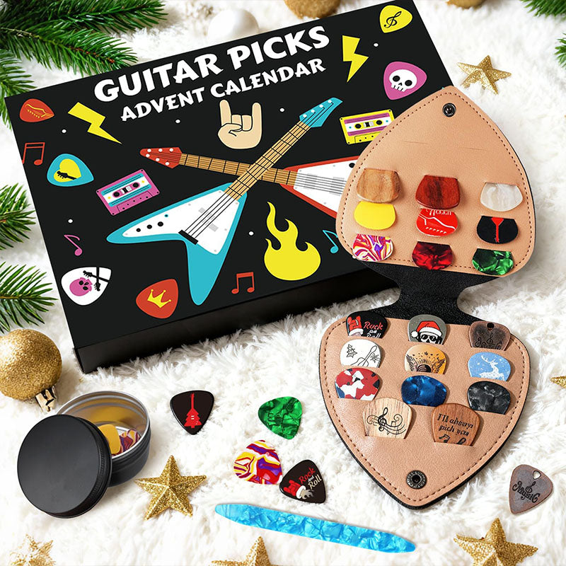 🎄 Guitar Pick Christmas Advent Calendar — 24 Days of Music, Memories & Magic