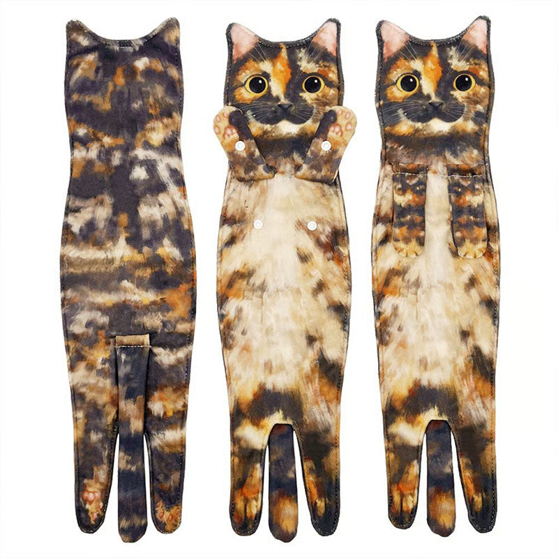 Funny Cat Hand Towels - Pick Your Favorite Furry Friend Towel 🐱🐶