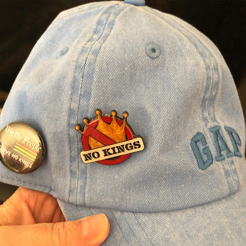 NO KINGS Pin 1.25"