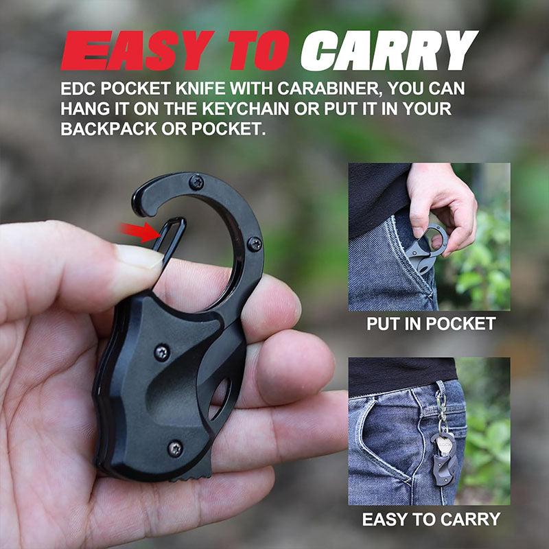🌲 Mini EDC Keychain Knife — Built for Real-World Everyday & Outdoor Use