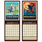 2026 Wall Calendar: Mythical Creatures From Around the World