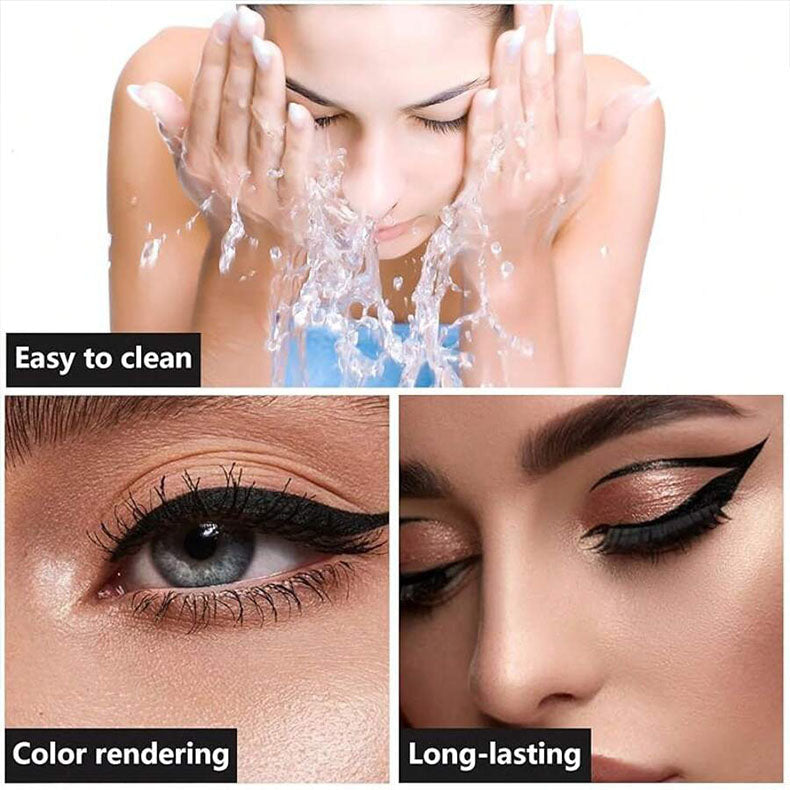 ✨ 5-in-1 Double-Ended Eyeliner Stamp Pen Set