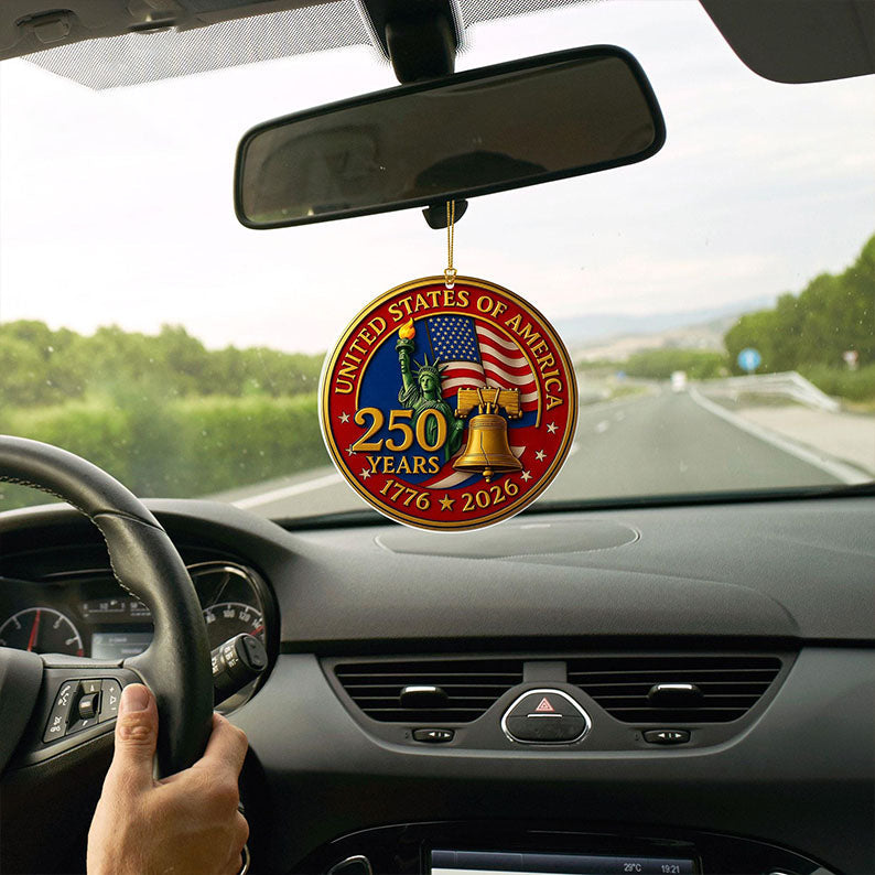 250 years of America Acrylic Ornament