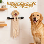 Funny Cat Hand Towels - Pick Your Favorite Furry Friend Towel 🐱🐶