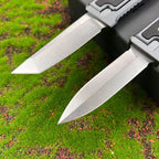 Aviation aluminum alloy etiquette gravity knife D2 steel