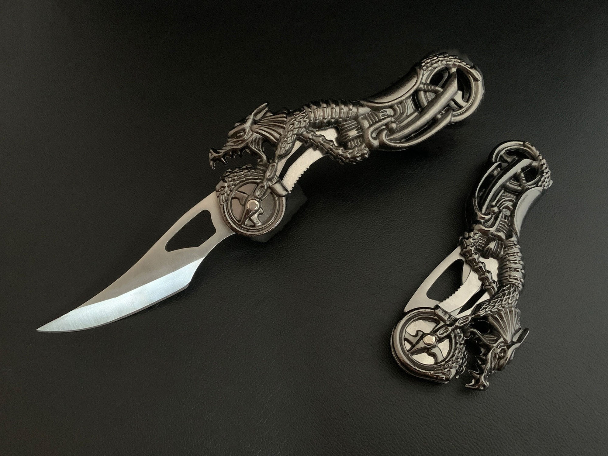 🐉 Dragon Motorcycle Folding Knife