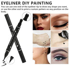 ✨ 5-in-1 Double-Ended Eyeliner Stamp Pen Set