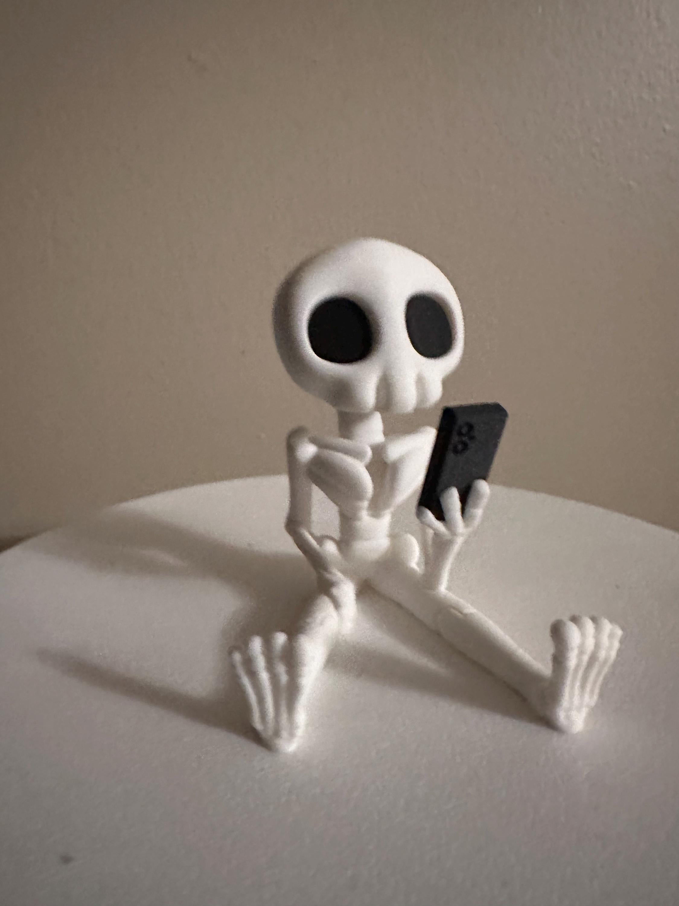 3D Printed Hoodie Ghost Art Toy