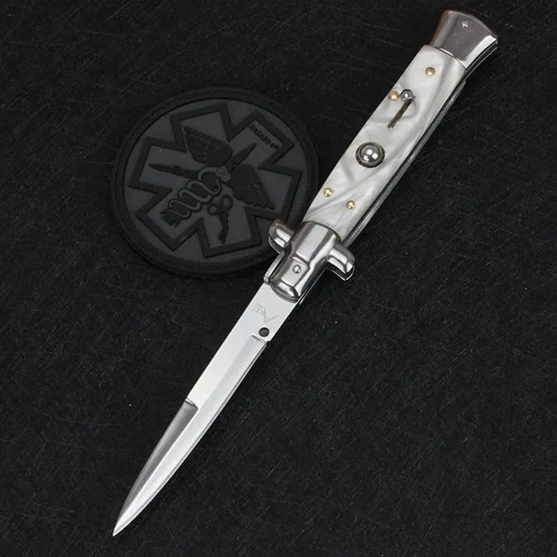 Pure Handmade Old School Italian Stiletto Pocket Knife
