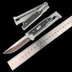 Aviation aluminum alloy etiquette gravity knife D2 steel