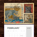 Medieval Cats with Crowns Calendar 2026