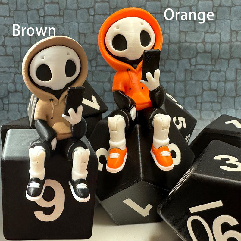 3D Printed Hoodie Ghost Art Toy