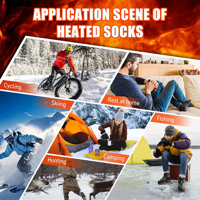 Rechargeable Heated Socks for Men & Women