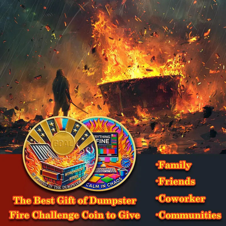Dumpster Fire Challenge Coin