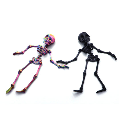 💀3D Printed Poseable Skeleton Fridge Magnet