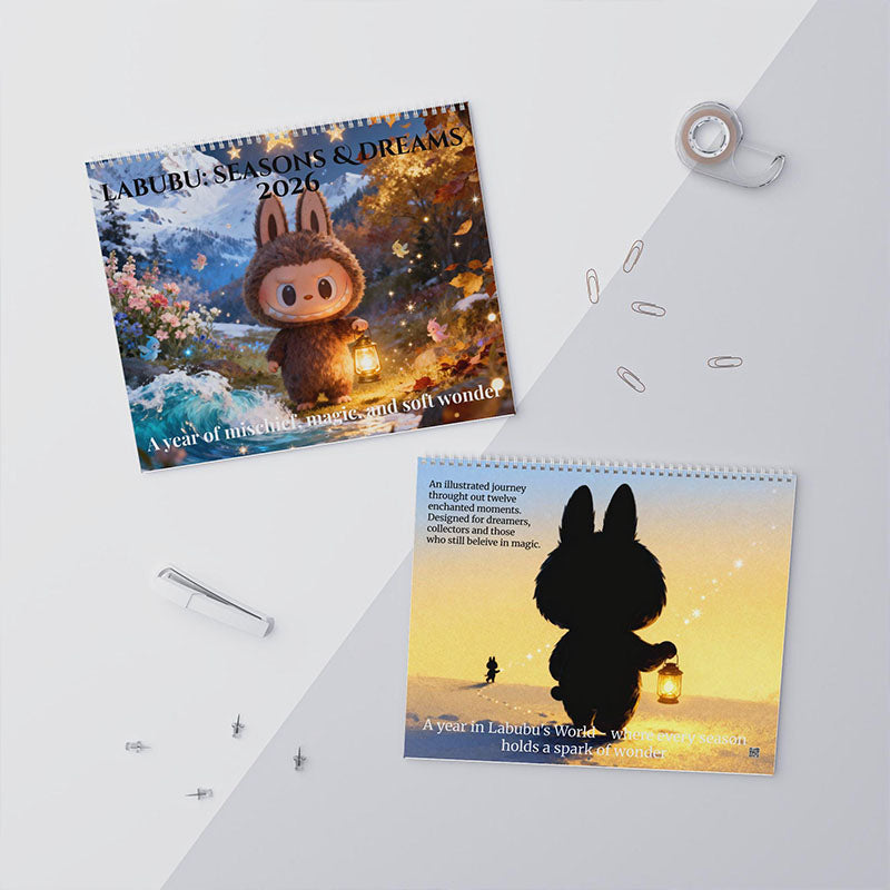 🗓️ Labubu 2026 Art Illustration Wall Calendar