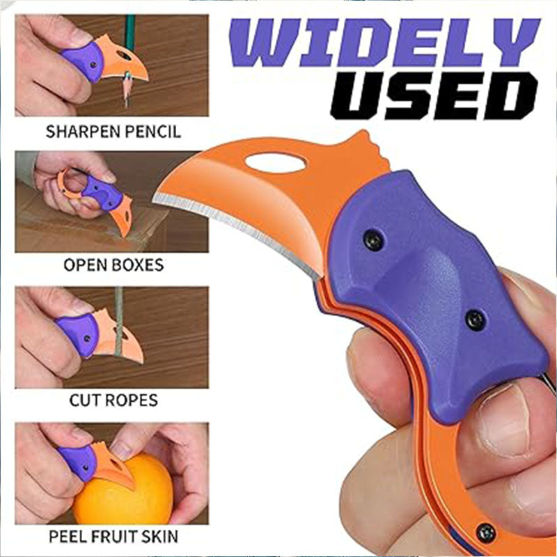 🌲 Mini EDC Keychain Knife — Built for Real-World Everyday & Outdoor Use