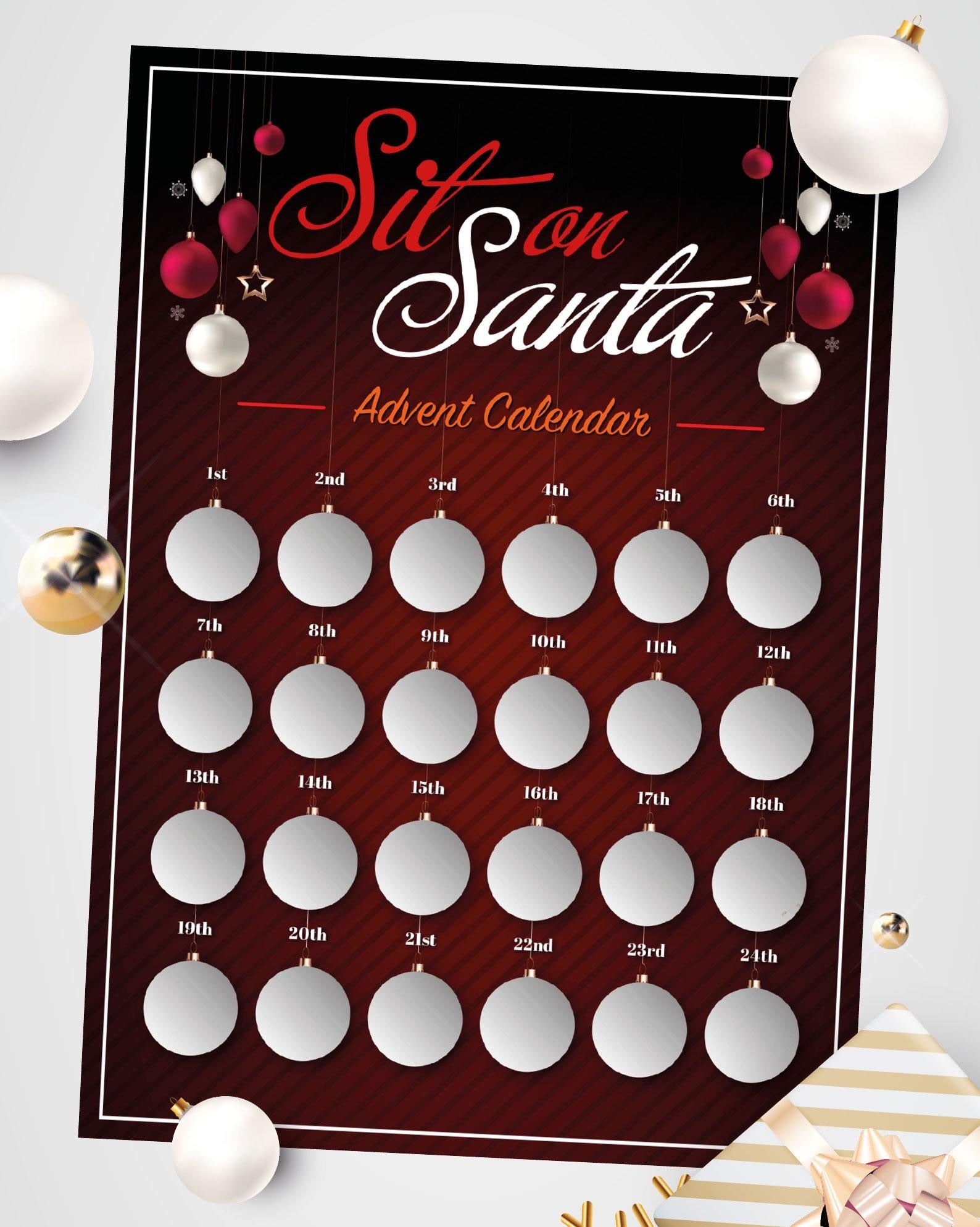 Naughty Scratch Off Advent Calendar for Couples