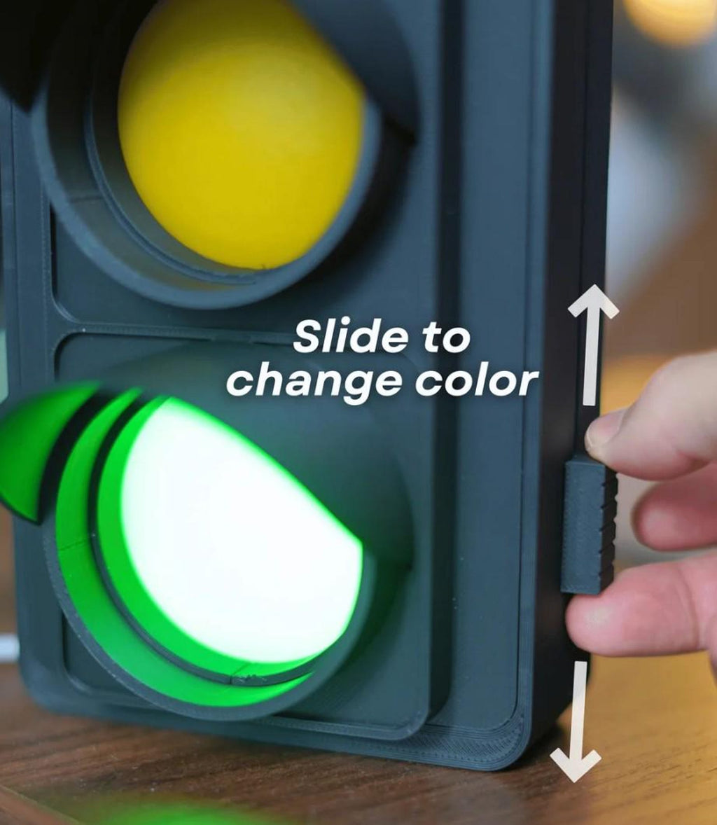 🚦Traffic Light Desk Lamp: Busy/Available Social Signal